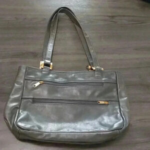SAS Genuine Leather Grey Vintage Sholder Bag